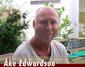 Der Schriftsteller Åke Edwardson