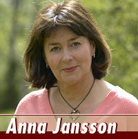 Die Autorin Anna Jansson